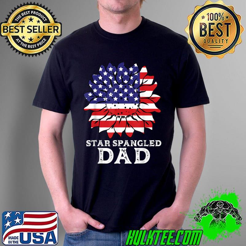 Mens star spangled dad USA T-Shirt