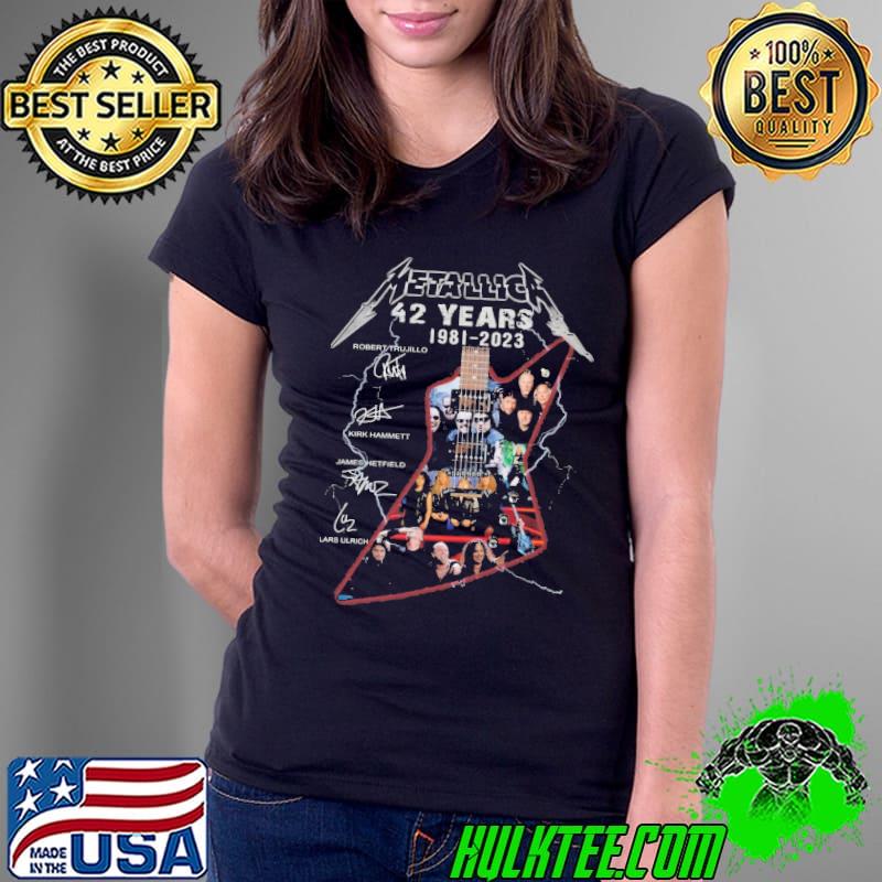 Metallic 42 years 1981 2023 Shirt Ladies Tee Metallic 42 years 1981 2023 Shirt Ladies Tee