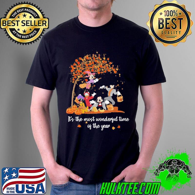 Mickey group friends its the most wonderful time of the year gift shirt