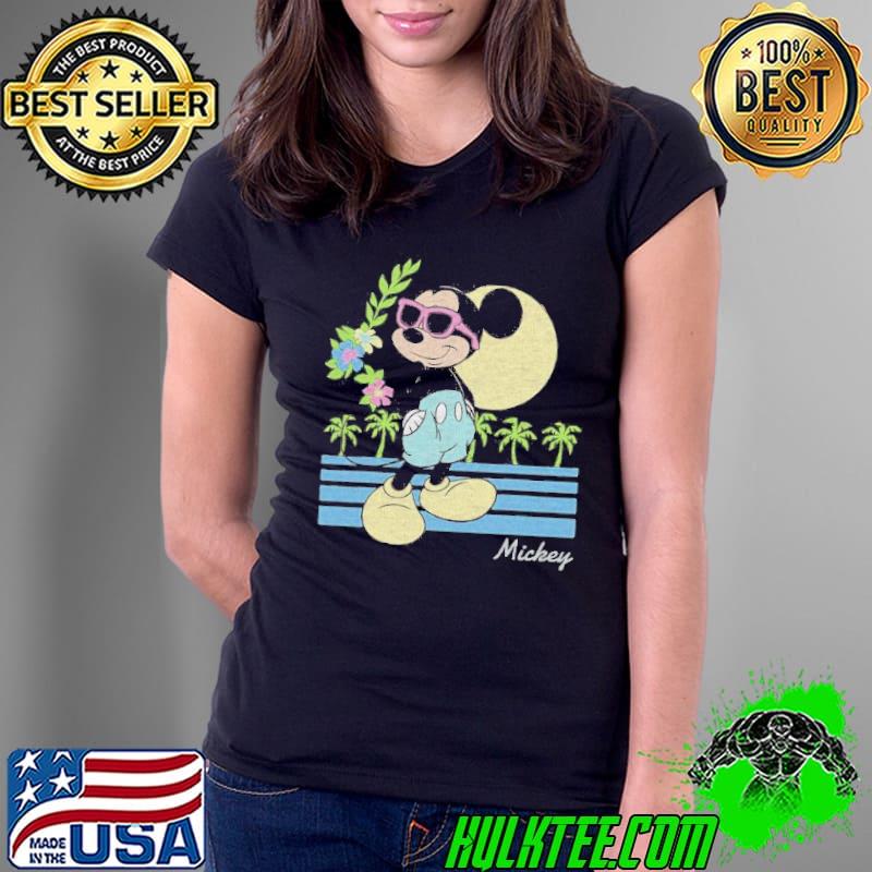 Mickey mouse classic pose moon disney mickey and friends Ladies Tee Mickey mouse classic pose moon disney mickey and friends Ladies Tee