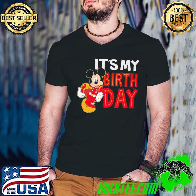 Mickey mouse disney its my birthday mickey birthday graphic gift Guys V Neck Mickey mouse disney its my birthday mickey birthday graphic gift Guys V Neck