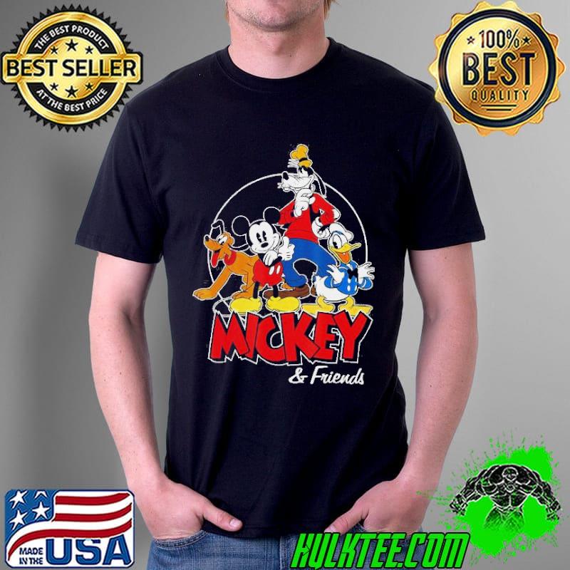 Mickey mouse team disney characters mickey mouse and friends gift shirt