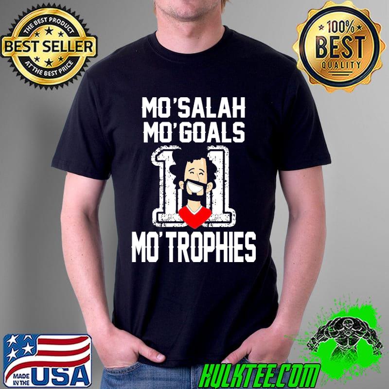 MoSalah Mo'Goals Mo'trophies 11 Shirt MoSalah Mo'Goals Mo'trophies 11 Shirt