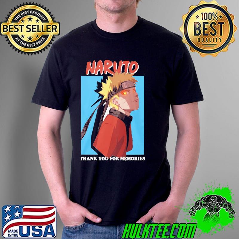 Naruto Thank you for the memories shirt Naruto Thank you for the memories shirt