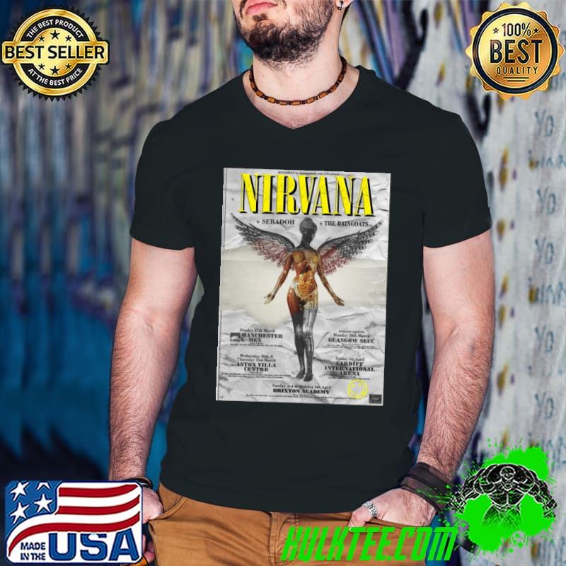 Nirvana Album In Utero Sebadoh The Raincoats Shirt