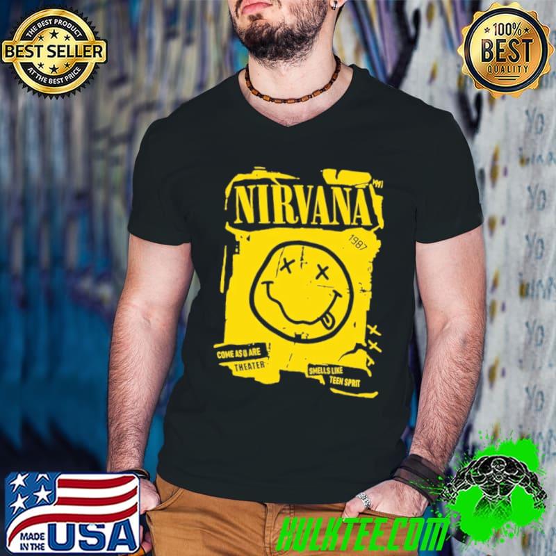 Nirvana come as you are theater 1987 vintage shirt