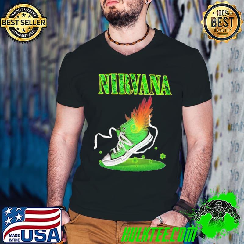 Nirvana Converse Saint Patrick's Day Shirt