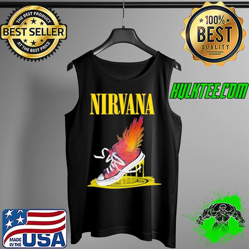 Nirvana Kurt Cobain x Converse Chuck Taylor All Star Wimg Shirt Tank Top Nirvana Kurt Cobain x Converse Chuck Taylor All Star Wimg Shirt Tank Top