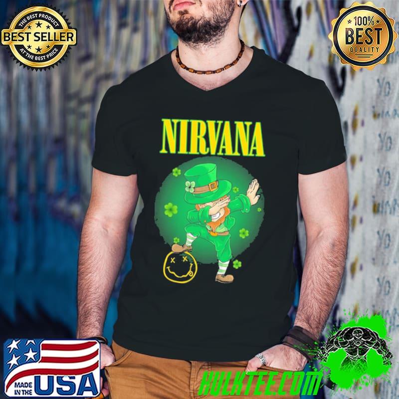 Nirvana Leprechaun Patrick Day Dabbing Shirt Nirvana Leprechaun Patrick Day Dabbing Shirt
