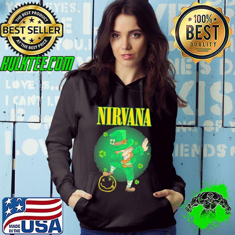 Nirvana Leprechaun Patrick Day Dabbing Shirt Hoodie Nirvana Leprechaun Patrick Day Dabbing Shirt Hoodie