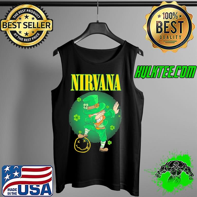 Nirvana Leprechaun Patrick Day Dabbing Shirt Tank Top Nirvana Leprechaun Patrick Day Dabbing Shirt Tank Top