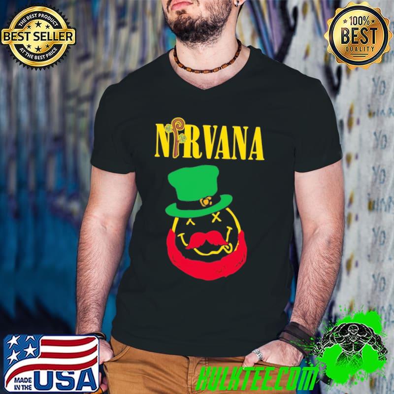 Nirvana logo patrick day shirt