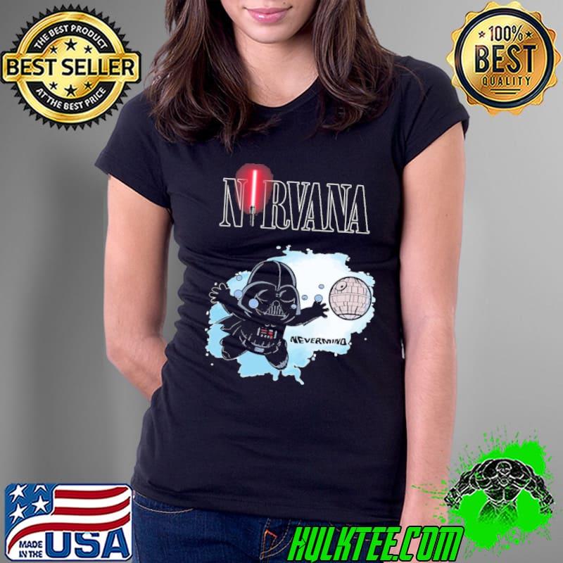Nirvana Nevermind Darth Vader Water Shirt Ladies Tee Nirvana Nevermind Darth Vader Water Shirt Ladies Tee