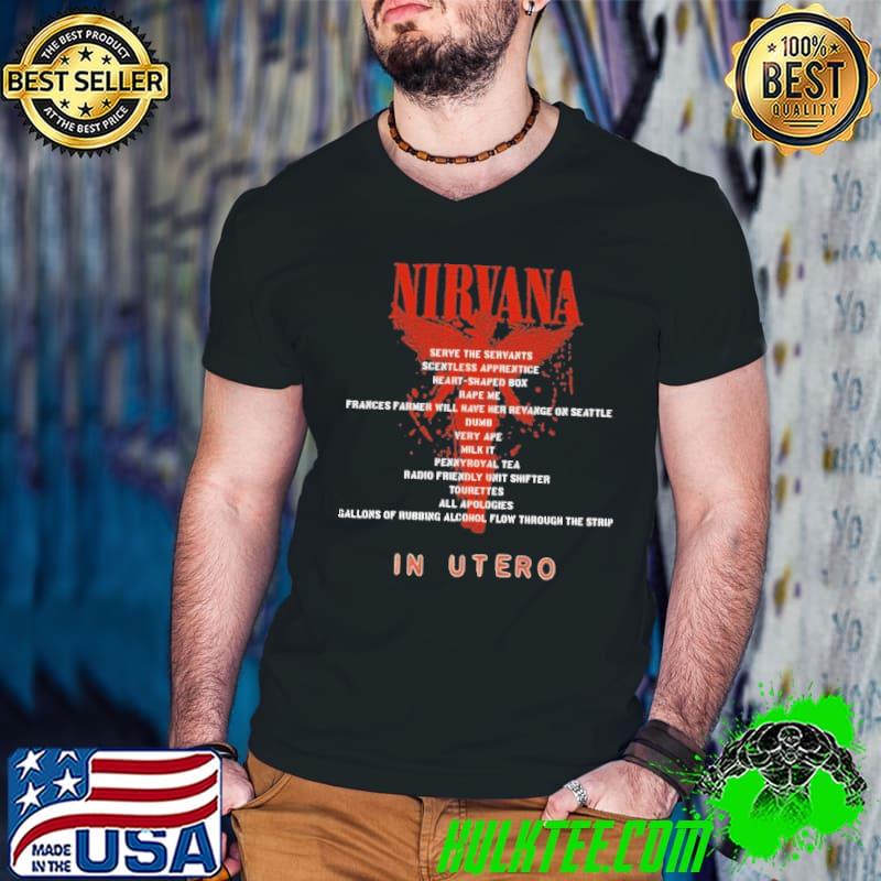 Nirvana serve the servants in utero shirt