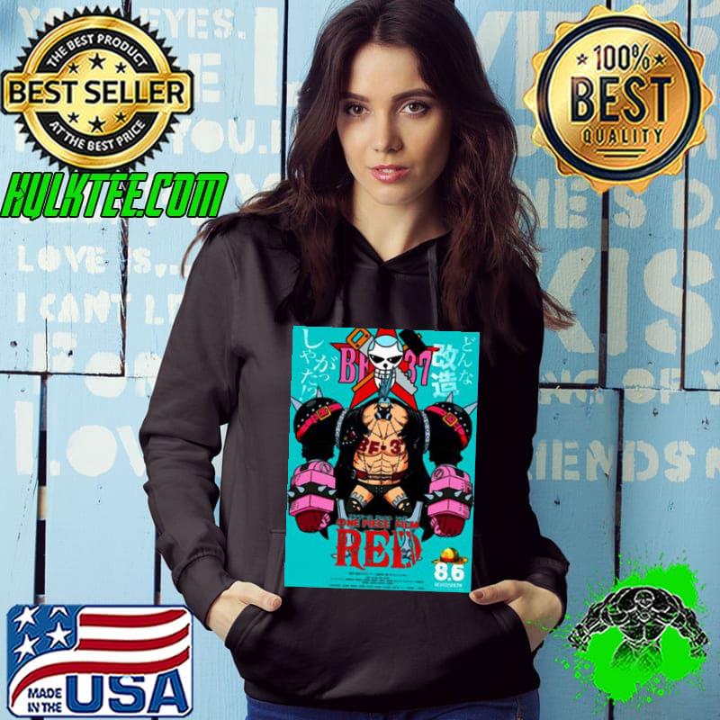 One piece film red franky graphic Hoodie One piece film red franky graphic Hoodie