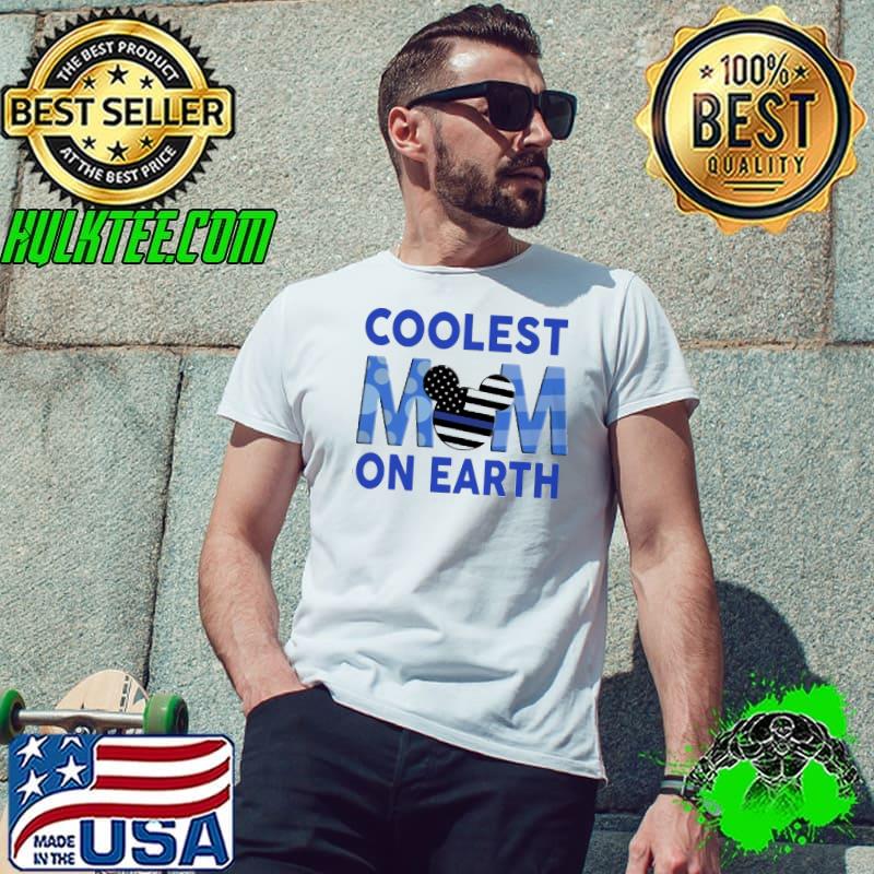 Police Coolest Mom on earth Mickey shirt