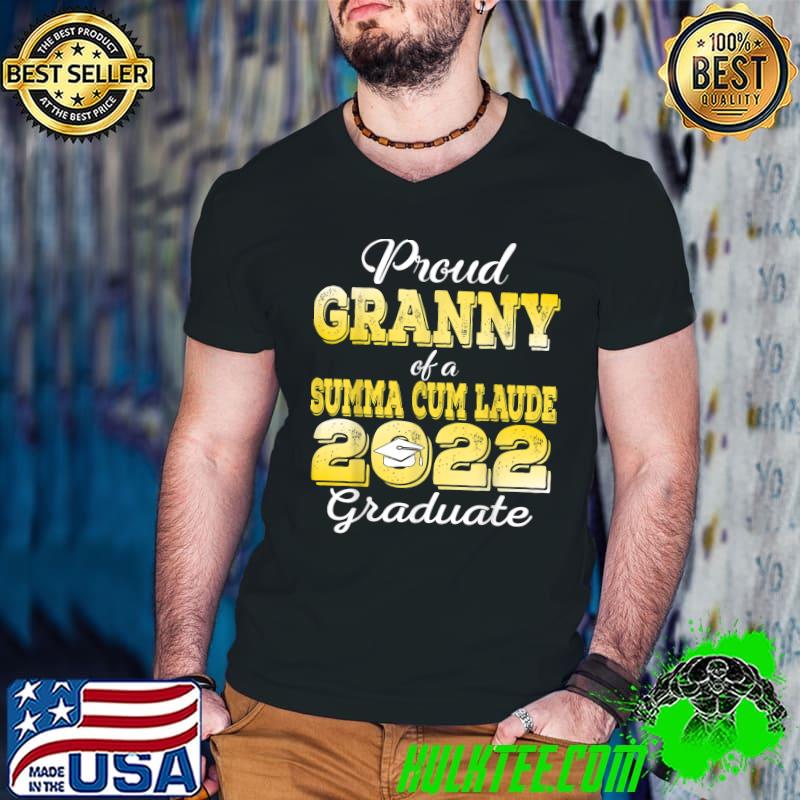 Proud Granny 2022 Summa Cum Laude Class 2022 Graduate T-Shirt Guys V Neck Proud Granny 2022 Summa Cum Laude Class 2022 Graduate T-Shirt Guys V Neck