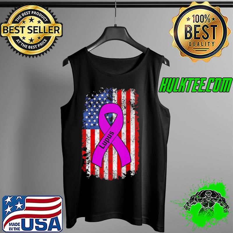Ribbon Usa Flag National Lupus Awareness Day Shirt Tank Top Ribbon Usa Flag National Lupus Awareness Day Shirt Tank Top