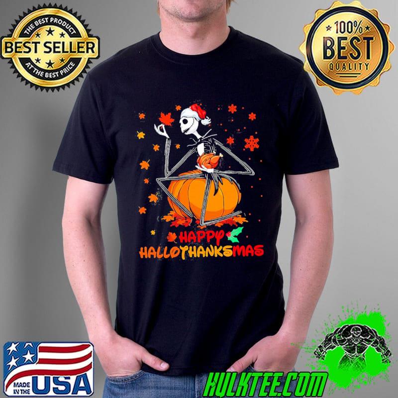 Skeleton thankgiving funny wine happy shirt