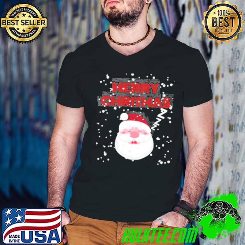 Sleeping santa merry chritmas Guys V Neck Sleeping santa merry chritmas Guys V Neck