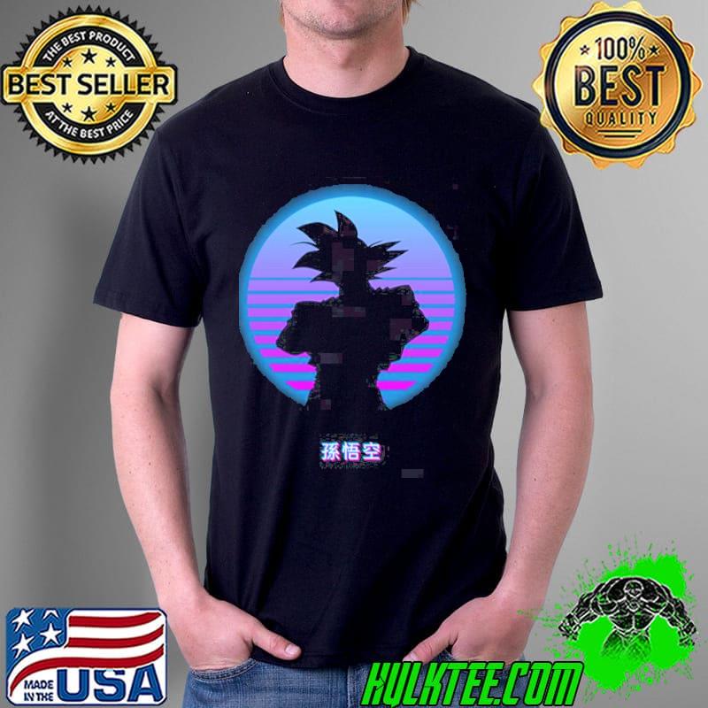 Son goku retro dragon ball anime shirt