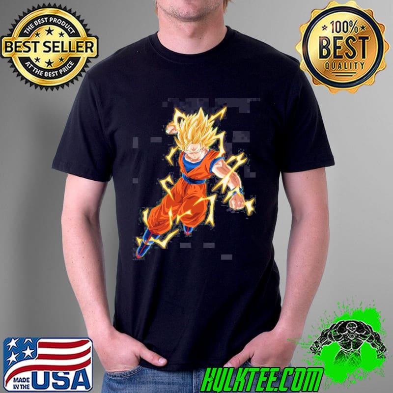 Son goku super saiyan dragon ball z anime shirt