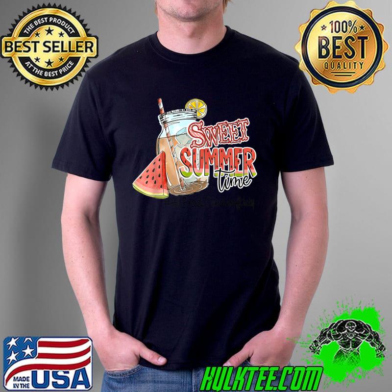 Teacher Off Duty Summer Break Sweet Summer Time 4th Grade T-Shirt