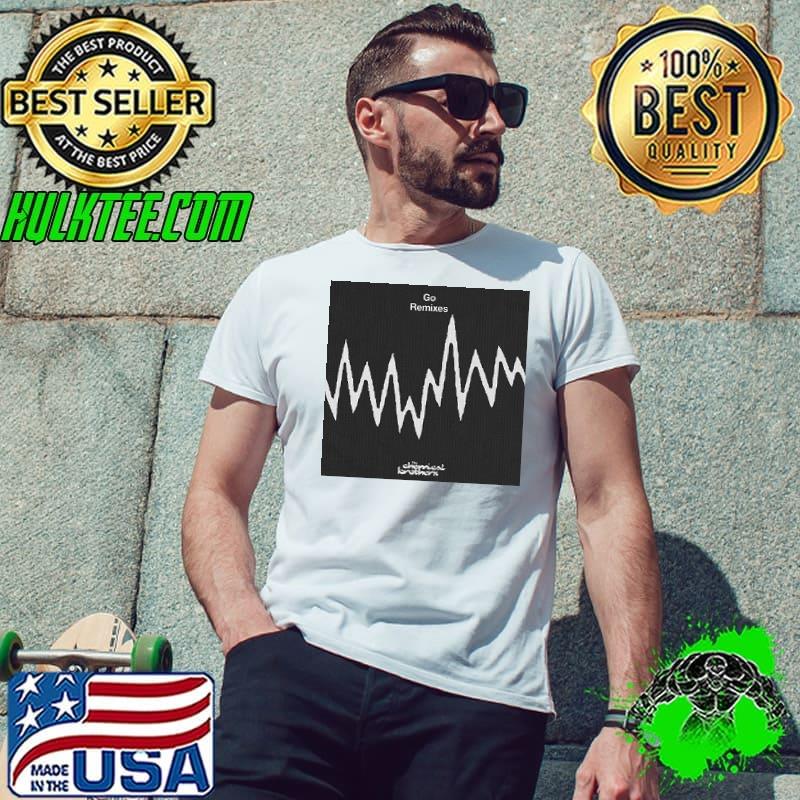The chemical brothers go remixes album cover white shirt