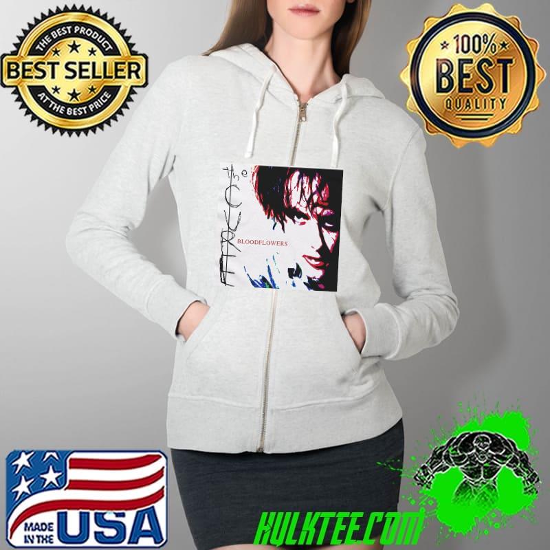 The cure bloodflowers album cover white Full Zip Hooded The cure bloodflowers album cover white Full Zip Hooded