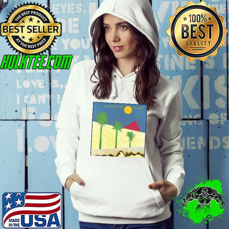 The cure boys don't cry 1 album cover white Hoodie The cure boys don't cry 1 album cover white Hoodie