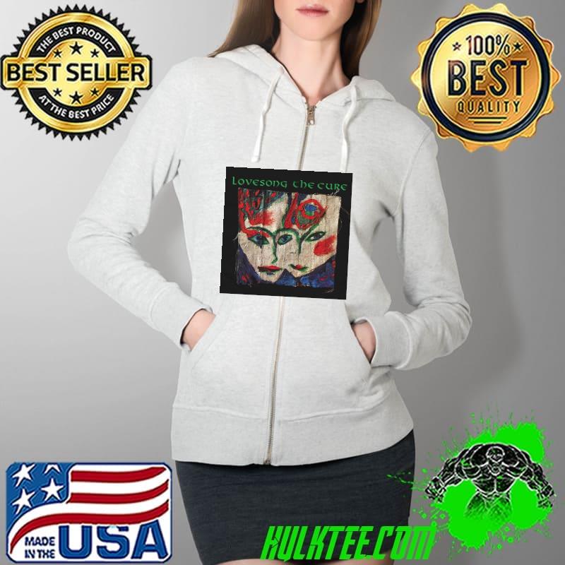 The cure lovesong album cover Full Zip Hooded The cure lovesong album cover Full Zip Hooded