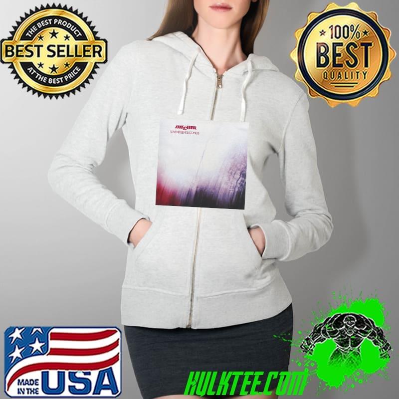 The cure seventeen seconds album cover white Full Zip Hooded The cure seventeen seconds album cover white Full Zip Hooded