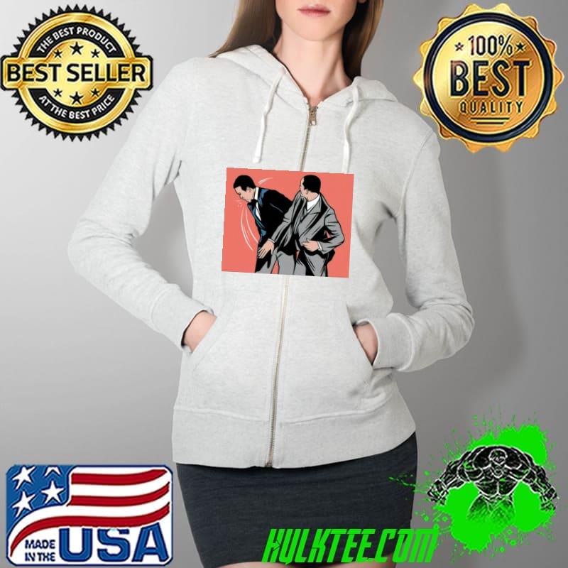 The Oscar 2022 Meme Will Smith Slap Chris Rock Shirt Full Zip Hooded The Oscar 2022 Meme Will Smith Slap Chris Rock Shirt Full Zip Hooded