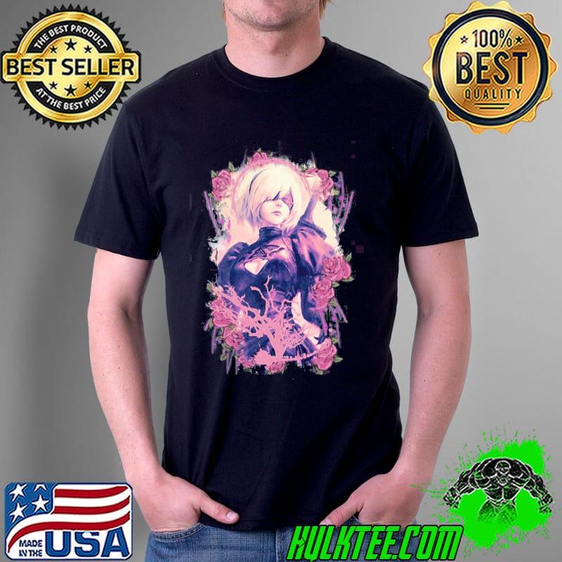 The roses and 2b nier automata shirt