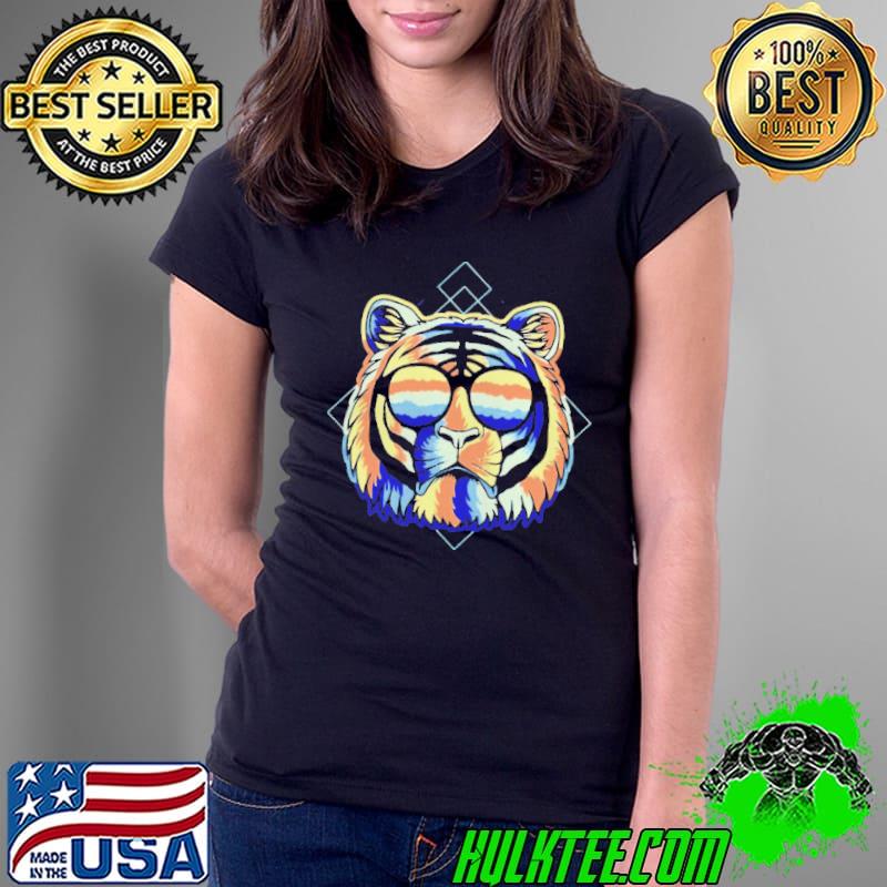 Tiger colorful Ladies Tee Tiger colorful Ladies Tee