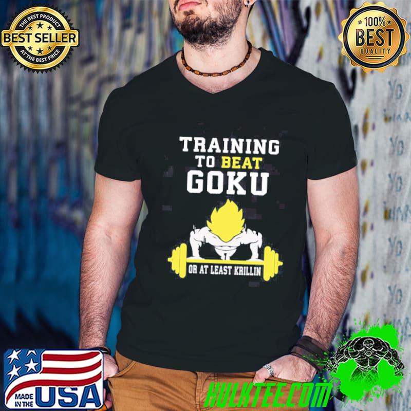 Training to beat goku or at least krillin dragon ball anime Guys V Neck Training to beat goku or at least krillin dragon ball anime Guys V Neck