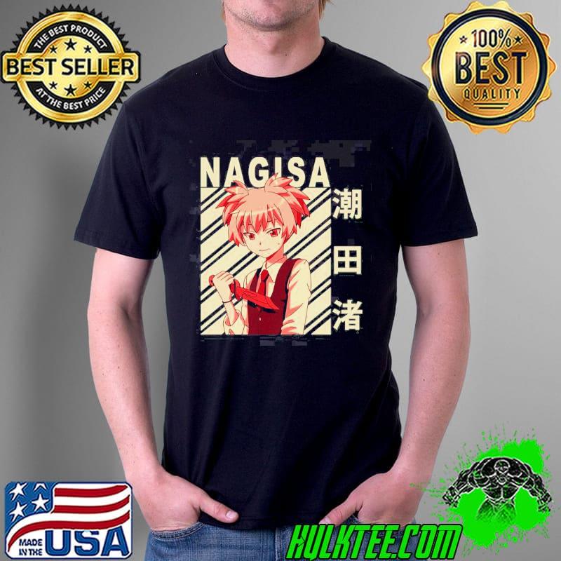 Vintage art nagisa shiota assassination classroom anime shirt