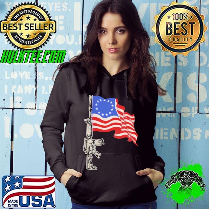 Waving Flag - Love Gun Shirt Hoodie Waving Flag - Love Gun Shirt Hoodie