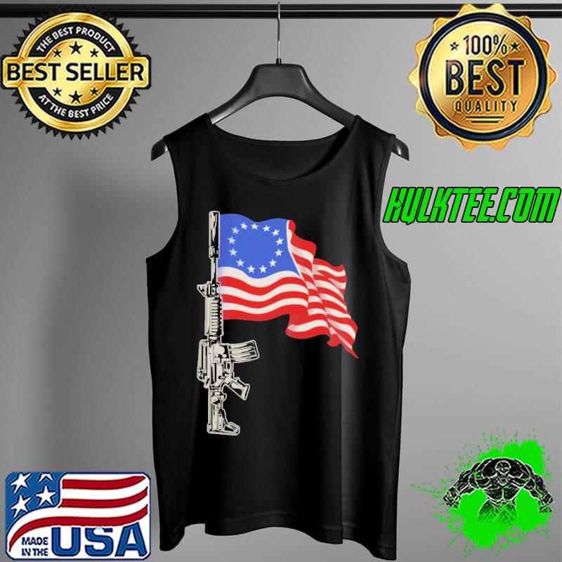 Waving Flag - Love Gun Shirt Tank Top Waving Flag - Love Gun Shirt Tank Top