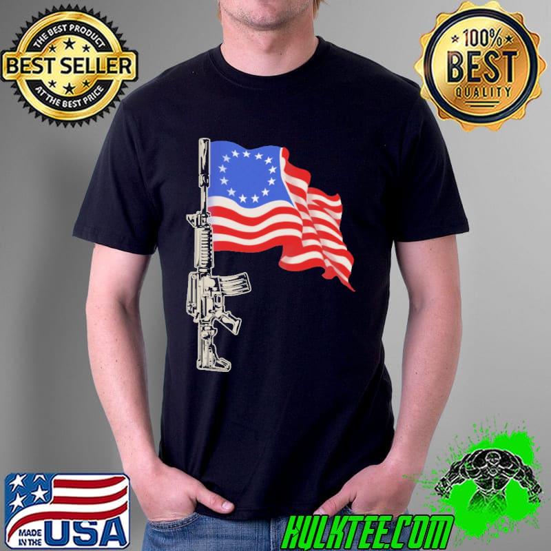 Waving Flag - Love Gun Shirt Unisex Waving Flag - Love Gun Shirt Unisex