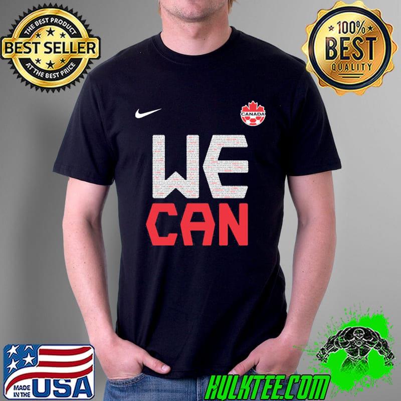 We can Canada soccer Qatar 2022 shirt