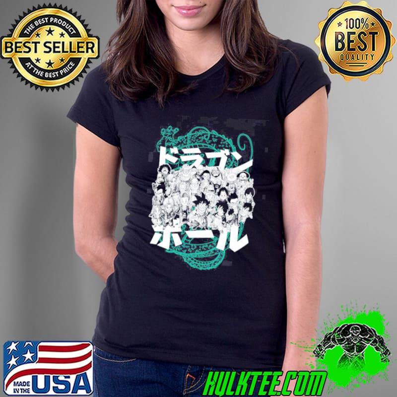 White style dragon family anime Ladies Tee White style dragon family anime Ladies Tee