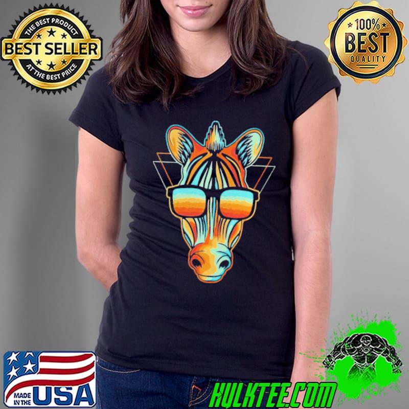 Zebra colorful Ladies Tee Zebra colorful Ladies Tee