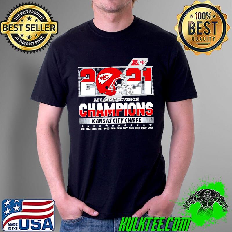2021 AFC West Division Champions Kansas City Chiefs Shirt