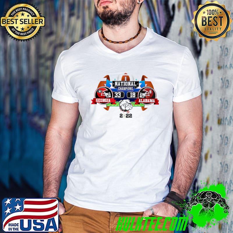 2022 national champions Georgia Bulldogs shirt