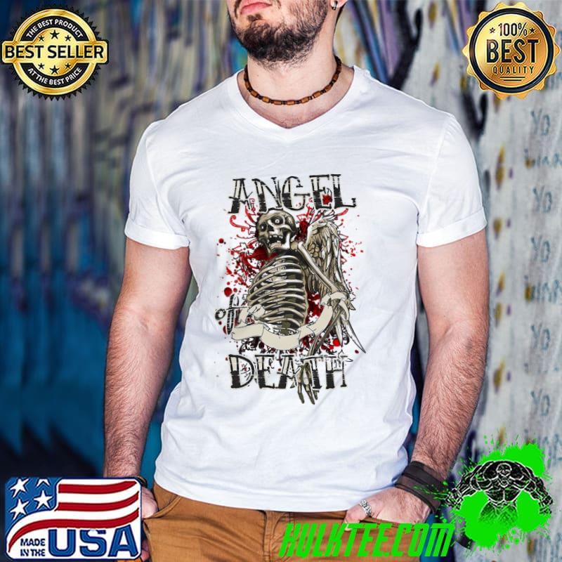 Angle death retro art 80s design shirt