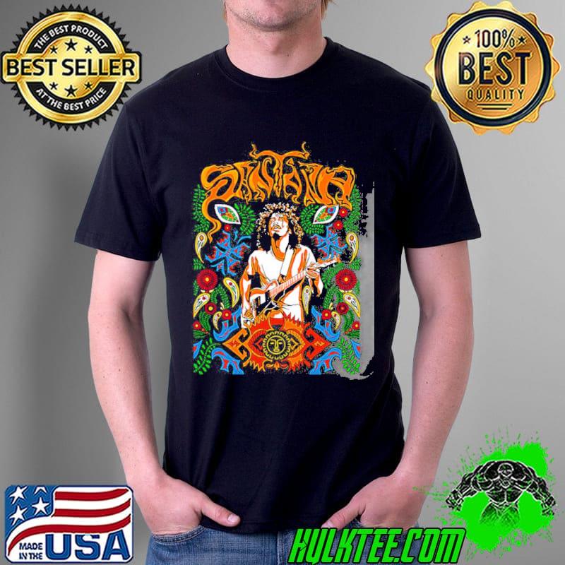 Art carlos Santana shirt