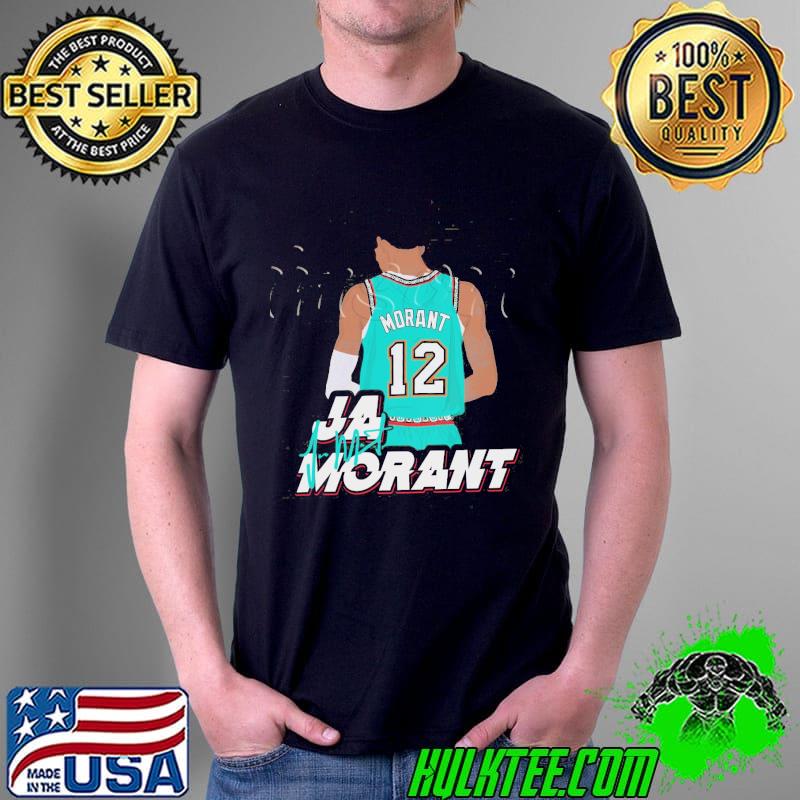 Behind 12 ja morant memphis grizzlies basketball shirt