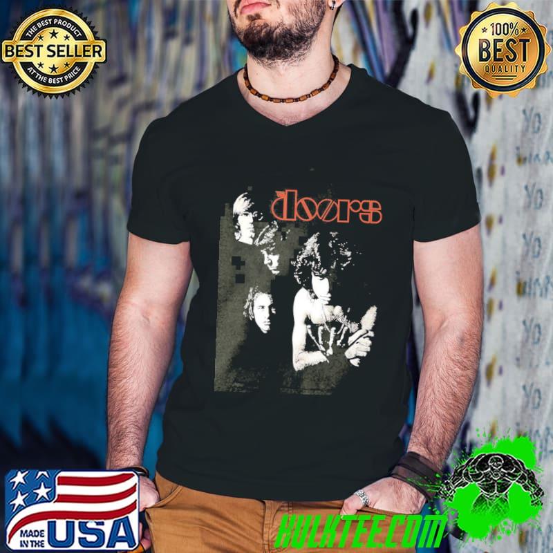 Black and white vintage the doors Guys V Neck Black and white vintage the doors Guys V Neck