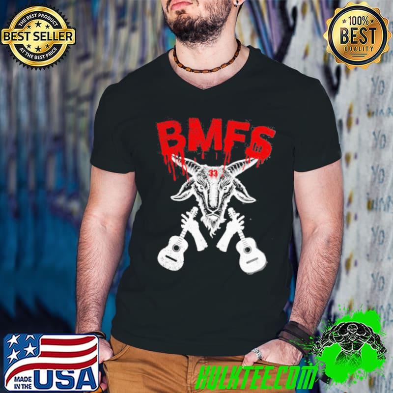 Bmfs metal goat band s Guys V Neck Bmfs metal goat band s Guys V Neck